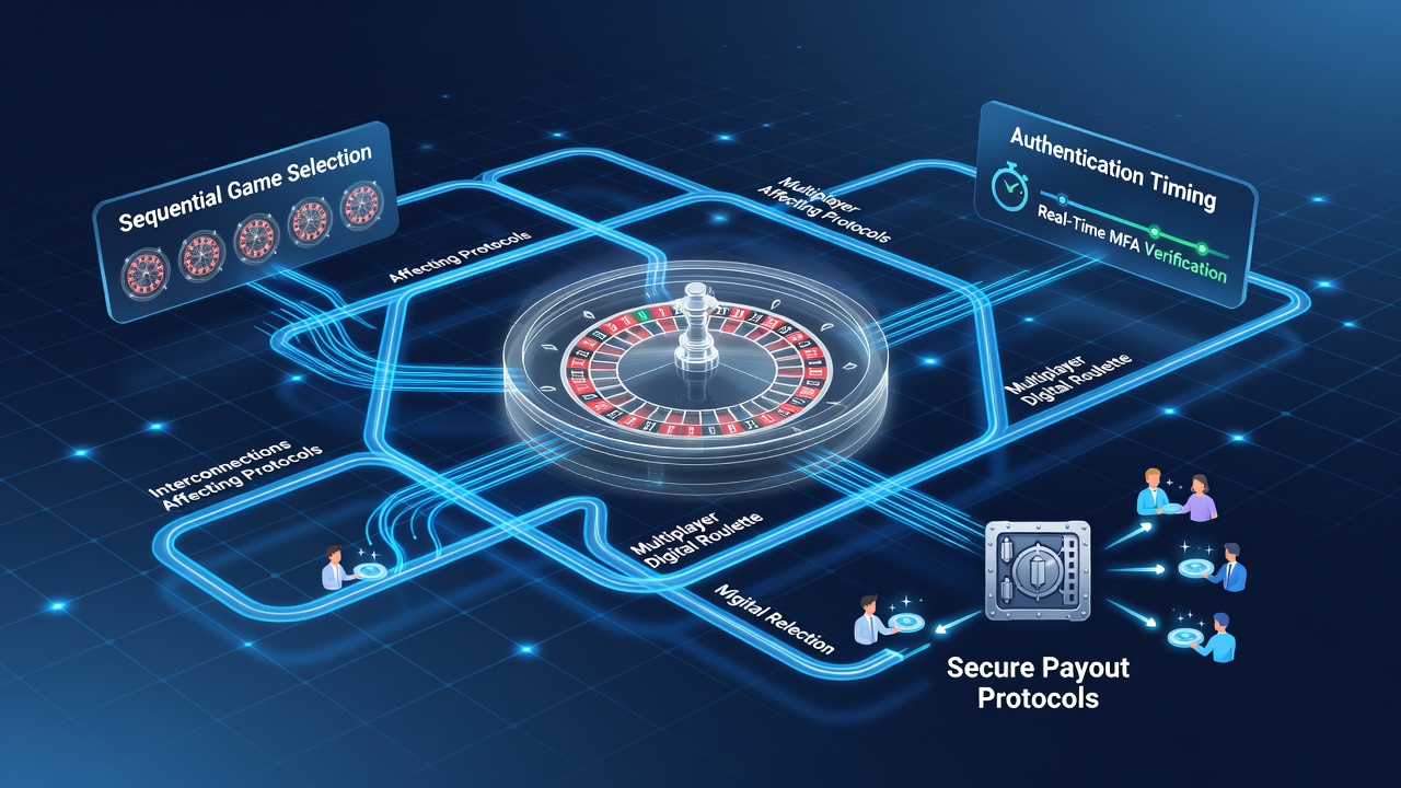 Technische Darstellung der Verbindungen zwischen Spielauswahlsequenzen, Authentifizierungszeitpunkten und Auszahlungsprotokollen in digitalen Roulette-Systemen