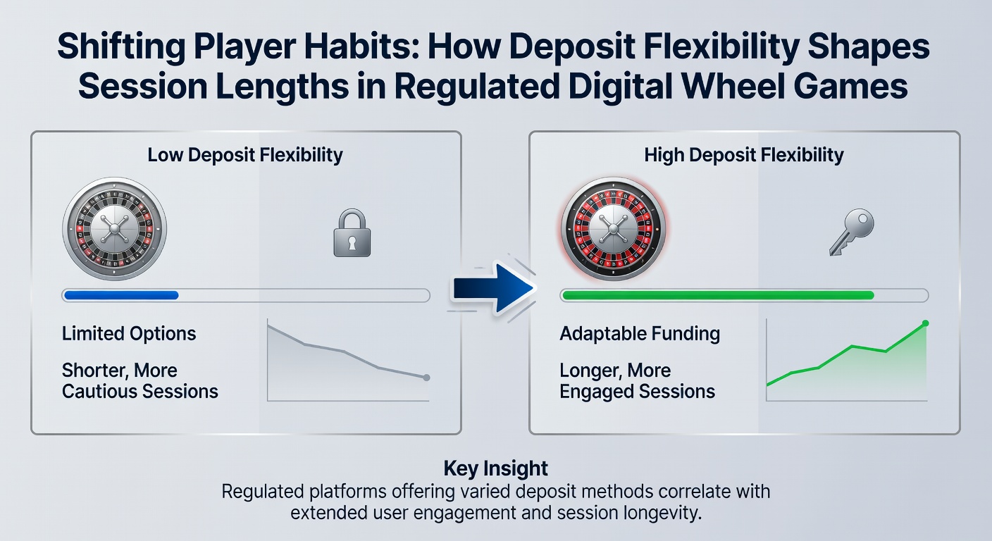 Analyse von Sitzungslängen mit flexiblen Einzahlungen in Wheel- und Reel-Spielen