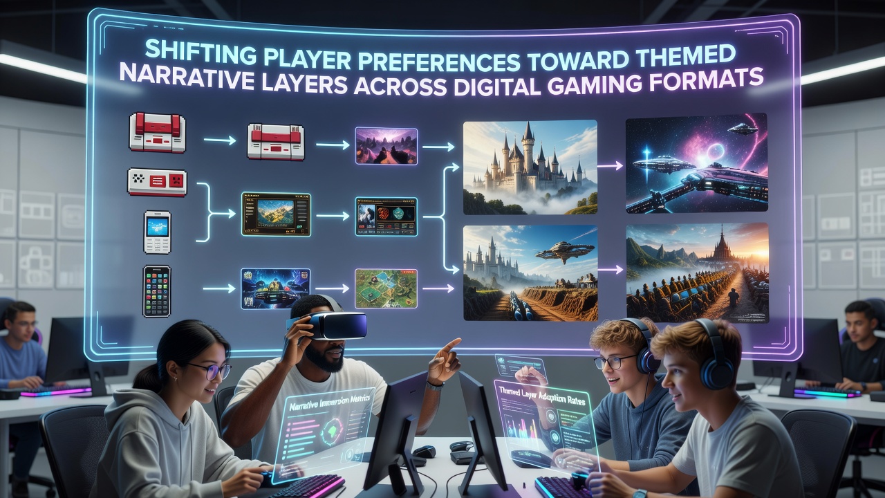 Spieler interagieren mit narrativen Elementen in digitalen Spielen