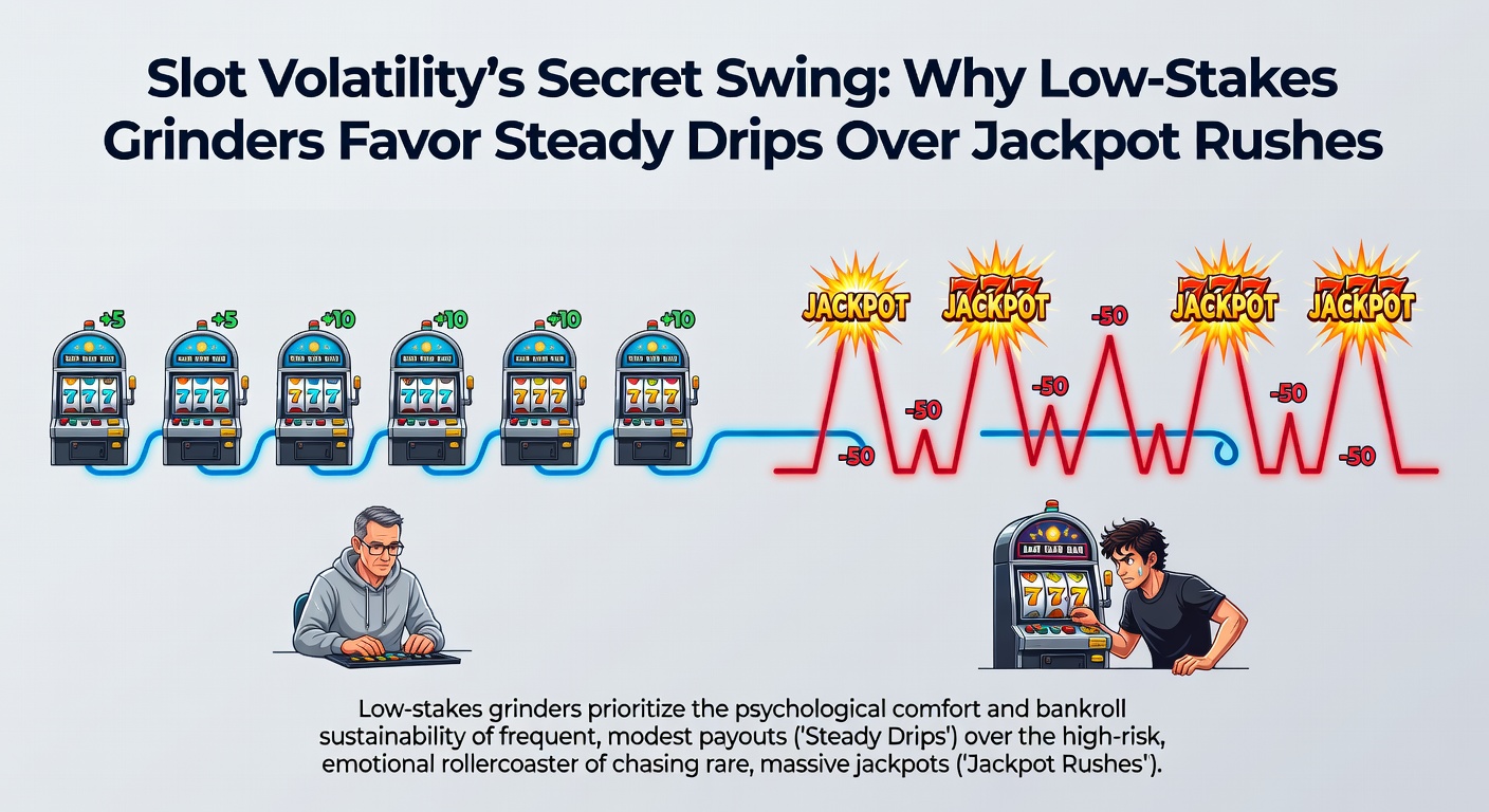 Vergleichstabelle von Low- und High-Volatility-Slots mit Gewinnfrequenz und RTP-Werten