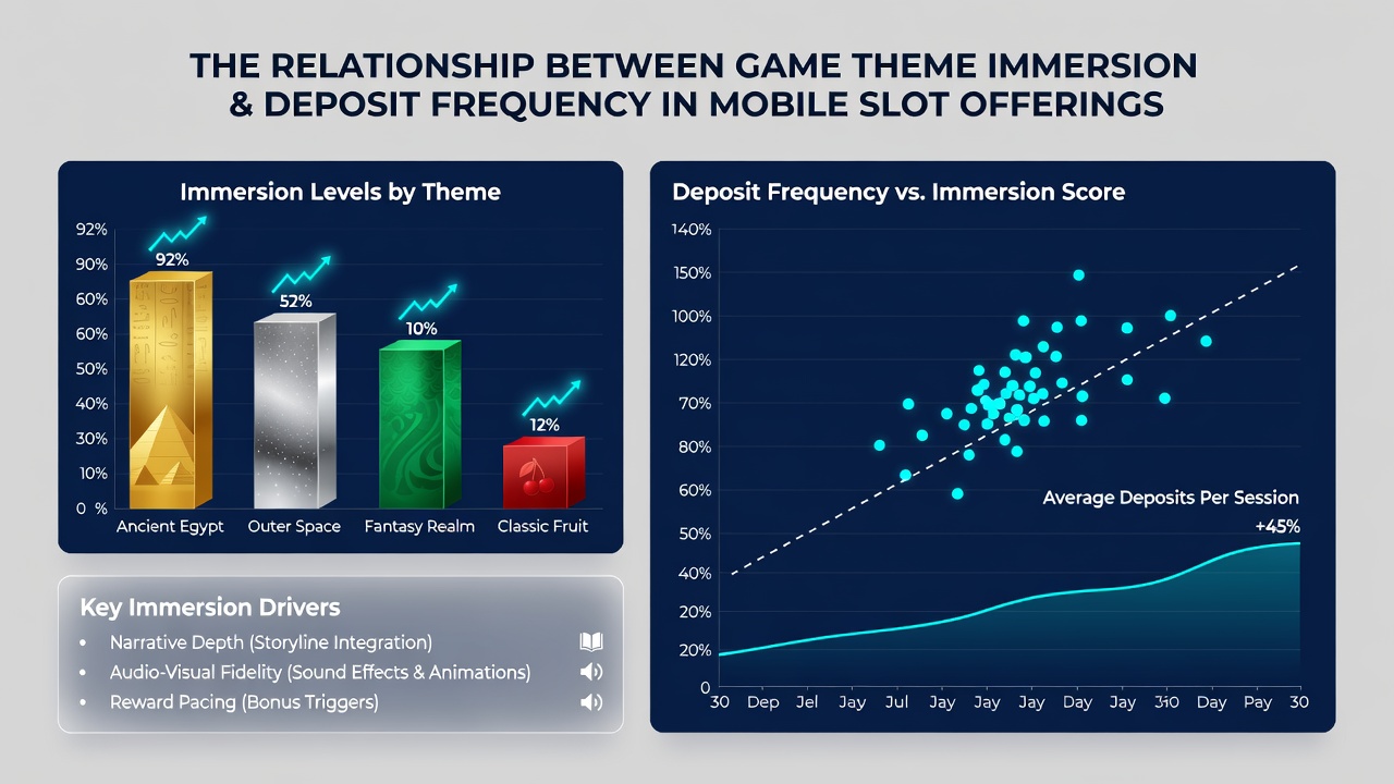 Analyse von Einzahlungstrends in thematisch immersiven mobilen Slots