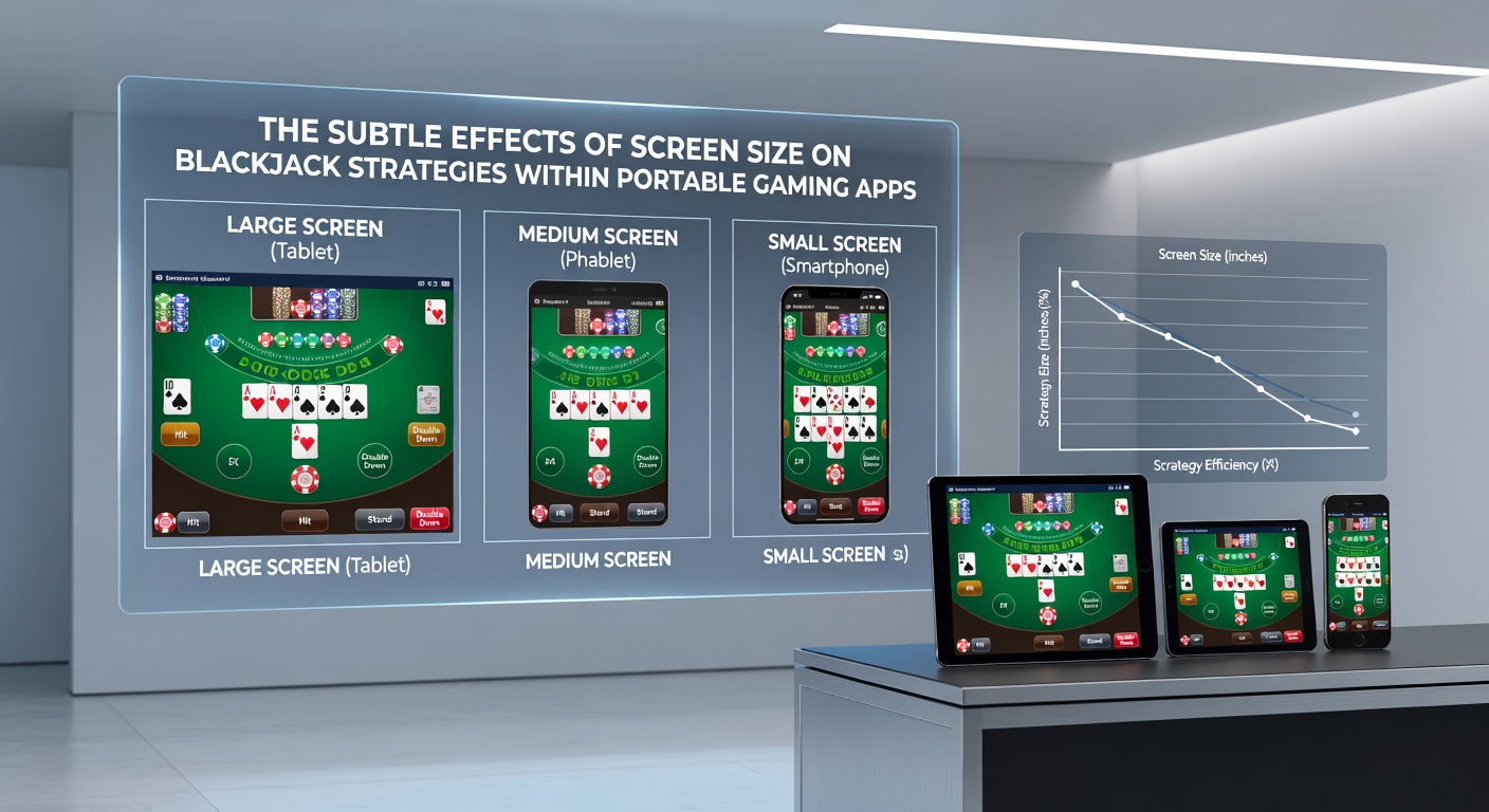 Mobile Blackjack-App auf Tablet und Smartphone mit Fokus auf Strategie-Elemente und Kartenanzeige
